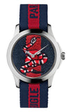 Gucci Le Marche Des Merveilles Blue Red Dial Blue Red Nylon Strap Unisex Watch - YA126493 Buy Now By Gucci