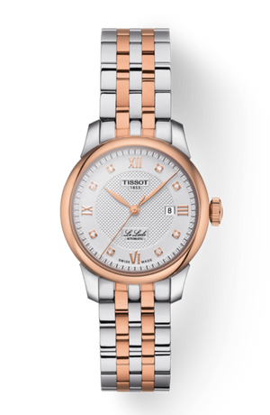 Tissot T Classic Le Locle Automatic Lady Silver Dial Two Tone Steel Strap Watch For Women - T006.207.22.036.00 Buy Now By Tissot
