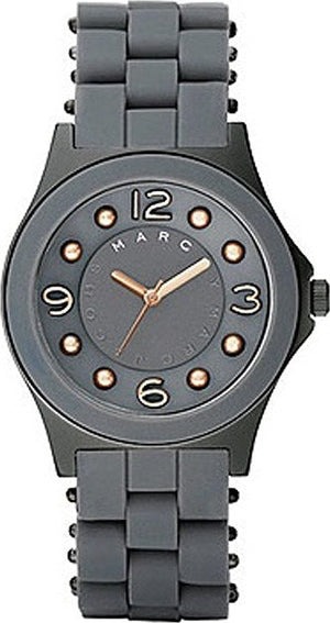 Marc Jacobs Pelly Grey Dial Grey Silicone Strap Watch for Women - MBM2537 Buy Now By Marc Jacobs