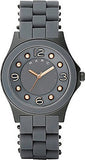 Marc Jacobs Pelly Grey Dial Grey Silicone Strap Watch for Women - MBM2537