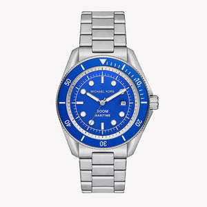 Michael Kors Maritime Three-Hand Blue Dial Silver Steel Strap Watch for Men - MK9160 Buy Now By Michael Kors