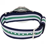 Daniel Wellington Classic Nottingham White Dial Two Tone NATO Strap Watch For Men - 0208DW Buy Now By Daniel Wellington