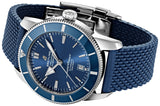 Breitling Superocean Heritage B20 Automatic 46 Blue Dial Blue Mesh Bracelet Watch for Men - AB2020161C1S1 Buy Now By Breitling