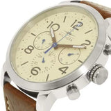 Tommy Hilfiger Jake Multifunction White Dial Brown Leather Strap Watch for Men - 1791230 Buy Now By Tommy Hilfiger