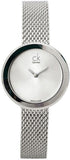 Calvin Klein Firm White Dial Silver Mesh Bracelet Watch for Women - K3N23126 Buy Now By Calvin Klein