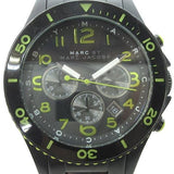 Marc Jacobs Rock Chronograph Black Dial Black Steel Strap Watch for Men - MBM5026 Buy Now By Marc Jacobs