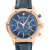 Maserati Circuito Blue Dial Blue Leather Strap Watch For Men - R8871627002 Buy Now By Maserati