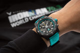 Breitling Endurance Pro Ironman 70.3 World Championship Grey Dial Turquoise Rubber Strap Watch for Men - X823105C1M1S1 Buy Now By Breitling