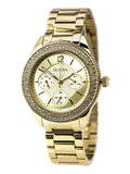 Bulova Multi Function Gold Dial Gold Steel Strap Watch for Women - 97N102 Buy Now By Bulova