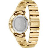 Hugo Boss Prima Gold Dial Gold Steel Strap Watch for Women - 1502572 Buy Now By Hugo Boss