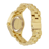 Marc Jacobs Henry Transparent Gold Dial Gold Steel Strap Watch for Women - MBM3338 Buy Now By Marc Jacobs