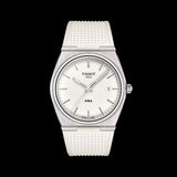 Tissot PRX 40 White Dial White Rubber Strap Watch For Men - T137.410.17.011.00 Buy Now By Tissot