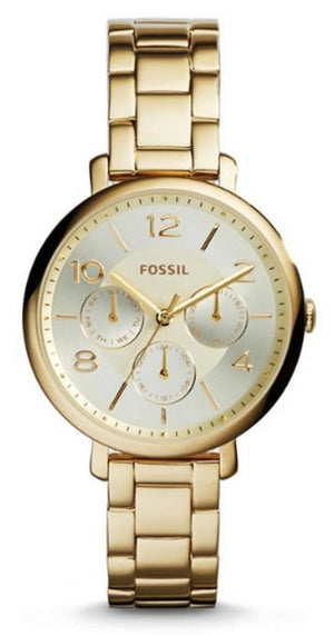 Fossil Jacqueline Rose Gold Dial Rose Gold Steel Strap Watch for Women - ES3667 Buy Now By Fossil