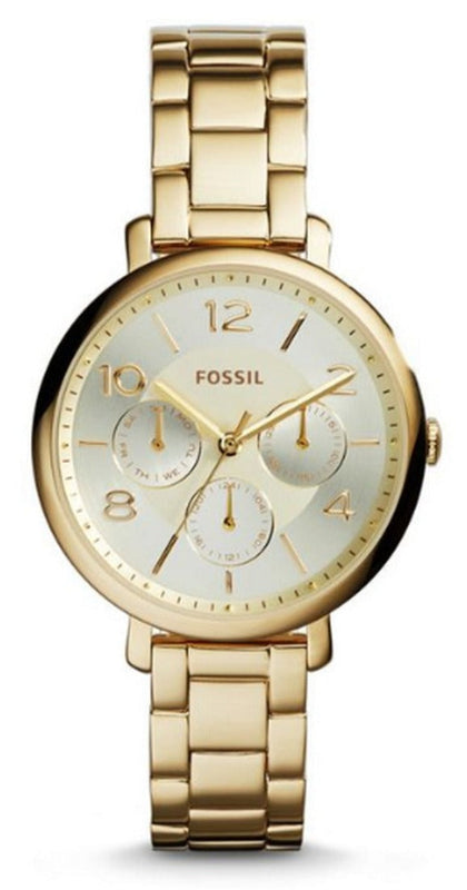 Fossil Jacqueline Rose Gold Dial Rose Gold Steel Strap Watch for Women - ES3667 Buy Now By Fossil