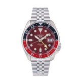 Seiko 5 Sports Thong Sia Limited Edition Red Dial Silver Steel Strap Watch For Men - SSK031K1 Buy Now By Seiko