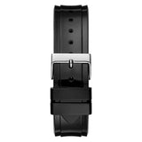 Guess Limelight Diamonds Black Dial Black Rubber Strap Watch for Women - GW0041L5 Buy Now By Guess