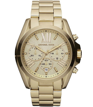 Michael Kors Bradshaw Chronograph Gold Dial Gold Steel Strap Watch For Women - MK5777 Buy Now By Michael Kors