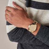 Gucci G Timeless Gold Dial Gold Steel Strap Watch For Women - YA126553 Buy Now By Gucci