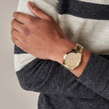 Gucci G Timeless Gold Dial Gold Steel Strap Unisex Watch - YA126461 Buy Now By Gucci