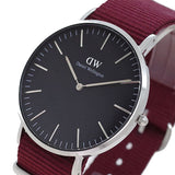Daniel Wellington Classic Roselyn Black Dial Red NATO Strap Dial Watch For Women - DW00100270 Buy Now By Daniel Wellington