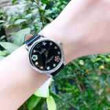 Coach Delancey Black Dial Black Leather Strap Watch for Women - 14502780 Buy Now By Coach