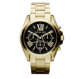 Michael Kors Bradshaw Black Dial Gold Steel Strap Watch for Women - MK5739 Buy Now By Michael Kors