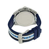 Michael Kors Brecken Chronograph Blue Dial Two Tone PVC Strap Watch For Men - MK8950 Buy Now By Michael Kors