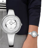 Swarovski Crystalline Pure Silver Dial Silver Steel Strap Watch for Women - 5269256 Buy Now By Swarovski