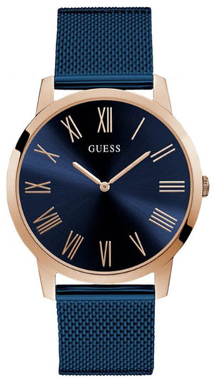 Guess Richmond Blue Dial Blue Mesh Bracelet Watch for Men - W1263G4 Buy Now By Guess