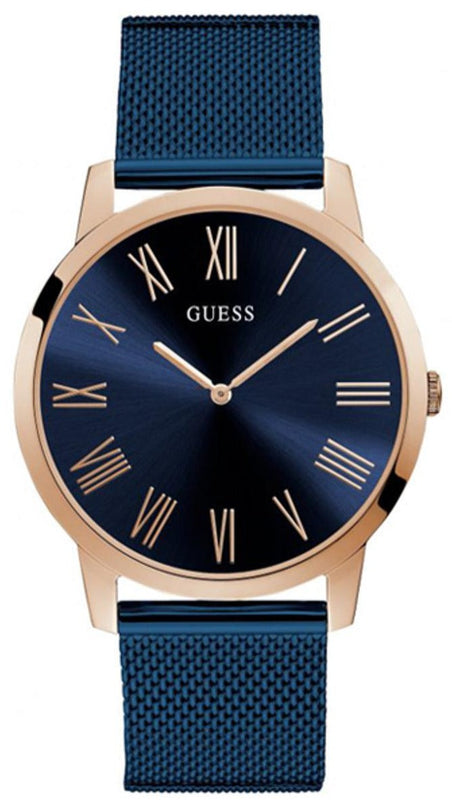 Guess Richmond Blue Dial Blue Mesh Bracelet Watch for Men - W1263G4 Buy Now By Guess