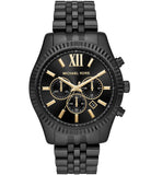 Michael Kors Lexington Chronograph Black Dial Black Steel Strap Watch for Men - MK8603 Buy Now By Michael Kors