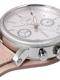 Fossil Boyfriend Chronograph White Dial Brown Leather Strap Watch for Women - ES3625 Buy Now By Fossil