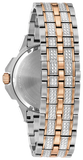 Bulova Octova Crystal Silver Dial Two Tone Steel Strap Watch for Men - 98C133 Buy Now By Bulova