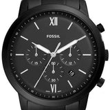 Fossil Neutra Chronograph Black Dial Black Steel Strap Watch for Men - FS5474 Buy Now By Fossil