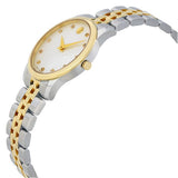 Movado Museum Classic Diamonds Mother of Pearl Dial Two Tone Steel Strap Watch For Women - 0606613 Buy Now By Movado