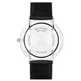 Movado Ultra Slim Black Dial Black Leather Strap Watch For Men - 0607086 Buy Now By Movado