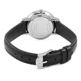 Movado Ultra Slim Black Dial Black Leather Strap Watch For Women - 0607094 Buy Now By Movado