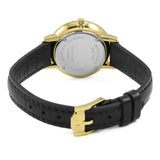 Movado Ultra Slim Black Dial Black Leather Strap Watch For Women - 0607095 Buy Now By Movado