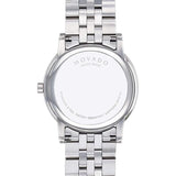 Movado Museum Classic Black Dial Silver Steel Strap Watch for Men - 0607199 Buy Now By Movado
