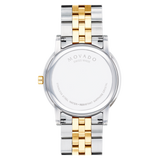 Movado Museum Classic Black Dial Two Tone Steel Strap Watch for Men - 0607200 Buy Now By Movado