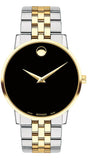 Movado Museum Classic Black Dial Two Tone Steel Strap Watch for Men - 0607200 Buy Now By Movado