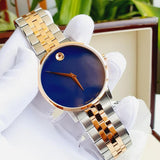 Movado Museum Classic Blue Dial Two Tone Steel Strap Watch for Men - 0607267 Buy Now By Movado