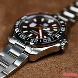 Tag Heuer Aquaracer Automatic Match Timer Black Dial Silver Steel Strap Watch for Men - WAY201G.BA0927 Buy Now By Tag Heuer