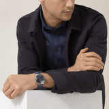 Cartier Ballon Bleu De Cartier Blue Dial Blue Leather Strap Watch for Men - WSBB0027 Buy Now By Cartier