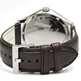 Armani Exchange Whitman Silver Dial Brown Leather Strap Watch For Men - AX2100 Buy Now By Armani Exchange