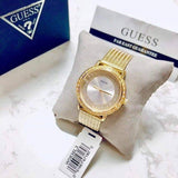 Guess Willow Two Tine Dial Gold Mesh Bracelet Watch For Women - W0836L3 Buy Now By Guess