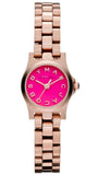 Marc Jacobs Henry Dinky Pink Dial Rose Gold Steel Strap Watch for Women - MBM3203 Buy Now By Marc Jacobs