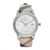 Burberry The City White Dial Brown Leather Strap Watch for Women - BU9113 Buy Now By Burberry