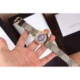 Gucci G Timeless Eye Beige Dial Beige Leather Strap Watch For Men - YA1264022 Buy Now By Gucci