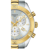 Tissot PR 100 Sport Chic Chronograph Silver Dial Two Tone Steel Strap Watch For Women - T101.917.22.031.00 Buy Now By Tissot